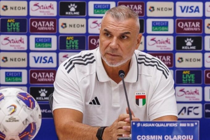 منتخب الإمارات يلعب في كأس العرب.