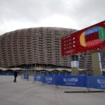 وصف الصورة: صورة لأحد ملاعب كأس الأمم الأفريقية المُستضاف من قبل المغرب.