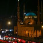 صورة لبنانية تظهر مرفأ بيروت بعد انفجارها.