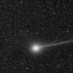 صورة للمذنب 3I/ATLAS في الفضاء.