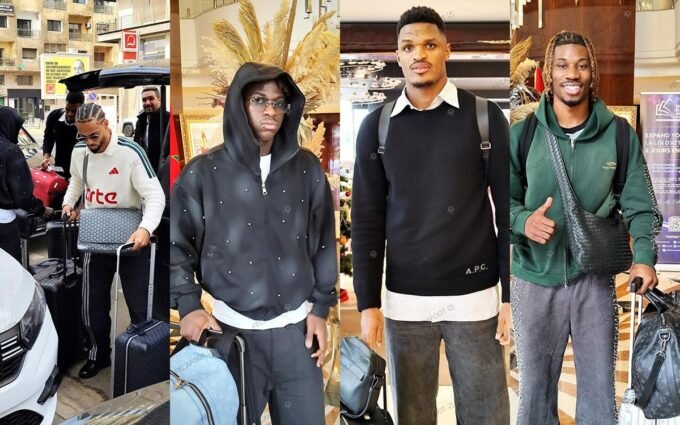 صورة للاعبين الكاميرونيين في إطار الاستعدادات لنهائيات كأس أفريقيا.