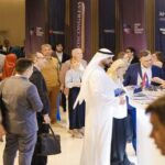 ** صورة لمنتدى الأعمال الروسي الإماراتي الأول في دبي، مع بعض القادة الاقتصاديين من روسيا والإمارات يشاركون في الحدث.