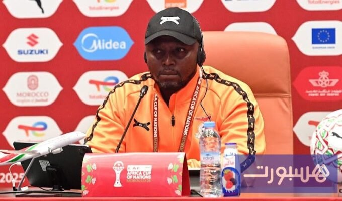 المدرب موزيس سيشوني يتحدث في المؤتمر الصحفي بعد مباراة المغرب وزامبيا