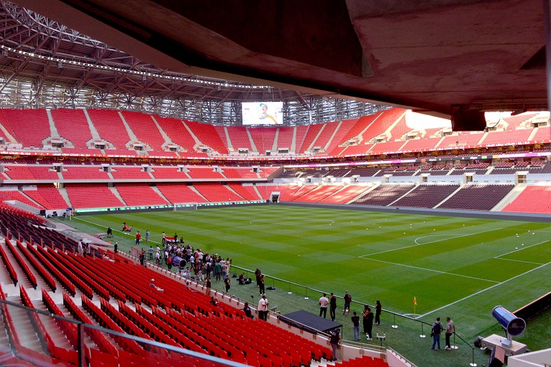 وصف الصورة بالإنجليزية: "كاميرا العنكبوتية 'سبايدر' في عملها"