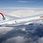 صورة طائرة جوية في الجو.