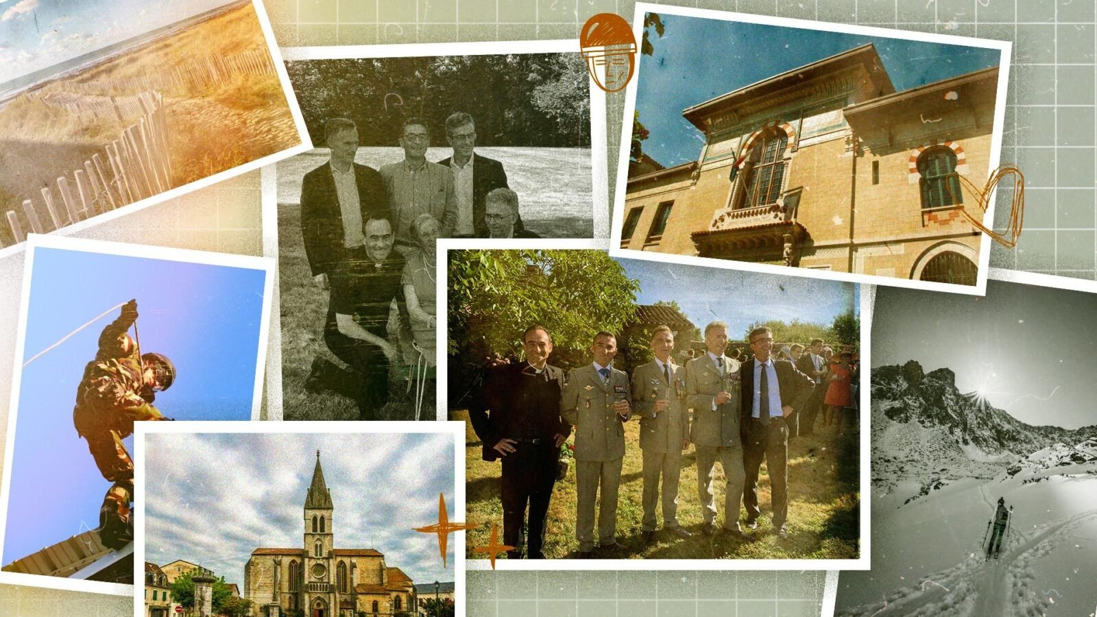 Ils étaient cancres à l’école, ils sont devenus généraux, énarque et prêtre : les secrets d’éducation d’une famille au service de la France 3 Un groupe de frères souriants, avec des uniformes militaires et des robes ecclésiastiques.