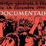 Une photo de manifestants en colère devant la police.