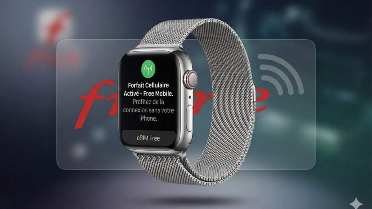 eSIM sur Apple Watch - fonctionnalité de téléphonie mobile
