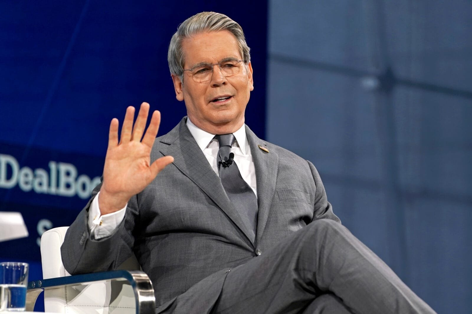 Bessent to propose major overhaul of regulatory body created from financial crisis 3 A photo of a financial market graph with a subtle background of a government building.