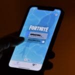 Fortnite logo on Google Play Store