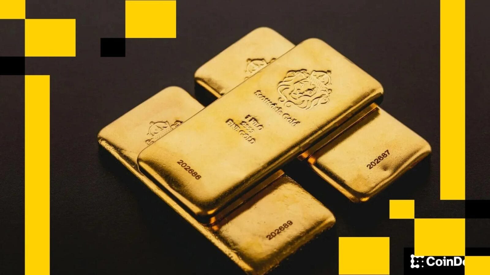 Alt text for the image: "Gold bars in a vault"