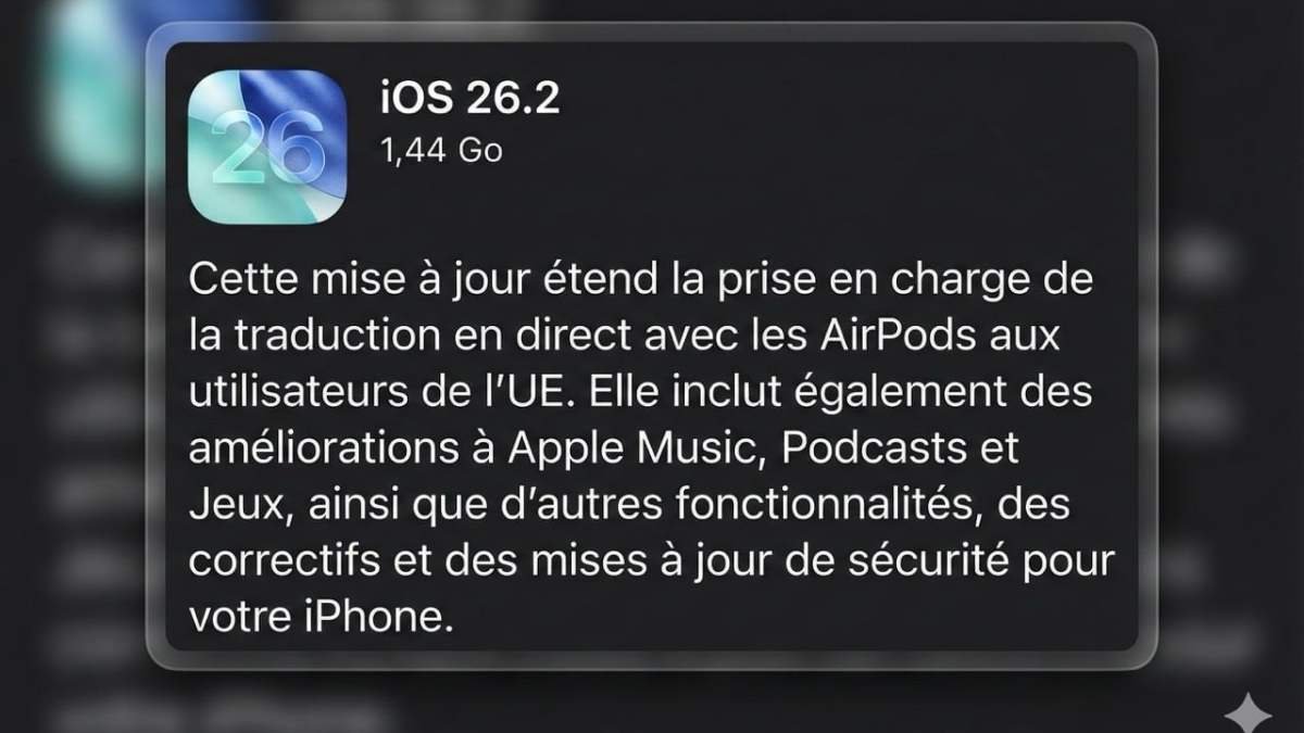 Traduction en direct sur les AirPods