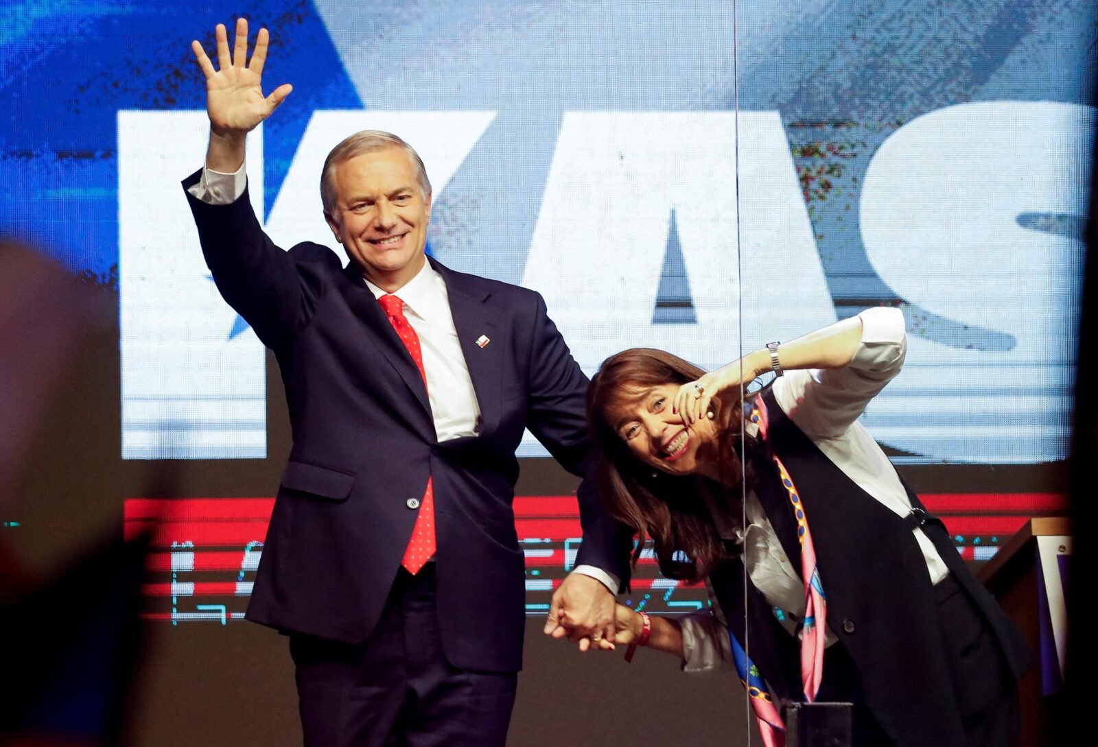 José Antonio Kast, le nouveau président du Chili, avec son épouse et ses enfants.