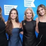 Young members of the Kennedy family at a public event