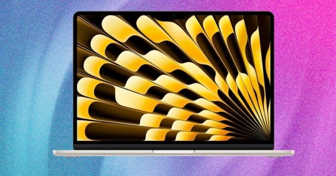 Laptop prices dropping, with a graph showing a downward trend.