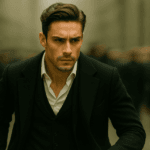 A leader standing in front of a group of people, with a vision board in the background.