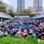 Makers and innovators showcasing their projects at Maker Faire Shenzhen