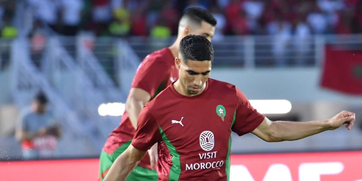 L'équipe du Maroc en action lors du match contre le Mali.