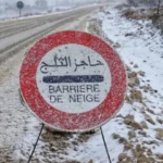 Image de la météo au Maroc avec des averses orageuses et de la neige.