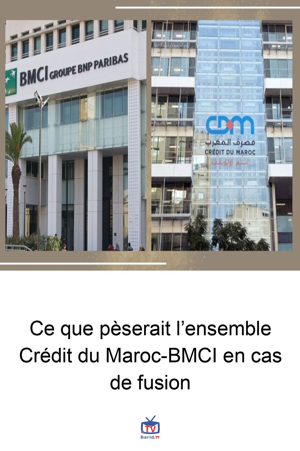 Ce que pèserait l’ensemble Crédit du Maroc-BMCI en cas de fusion 4 Pinterest Hidden