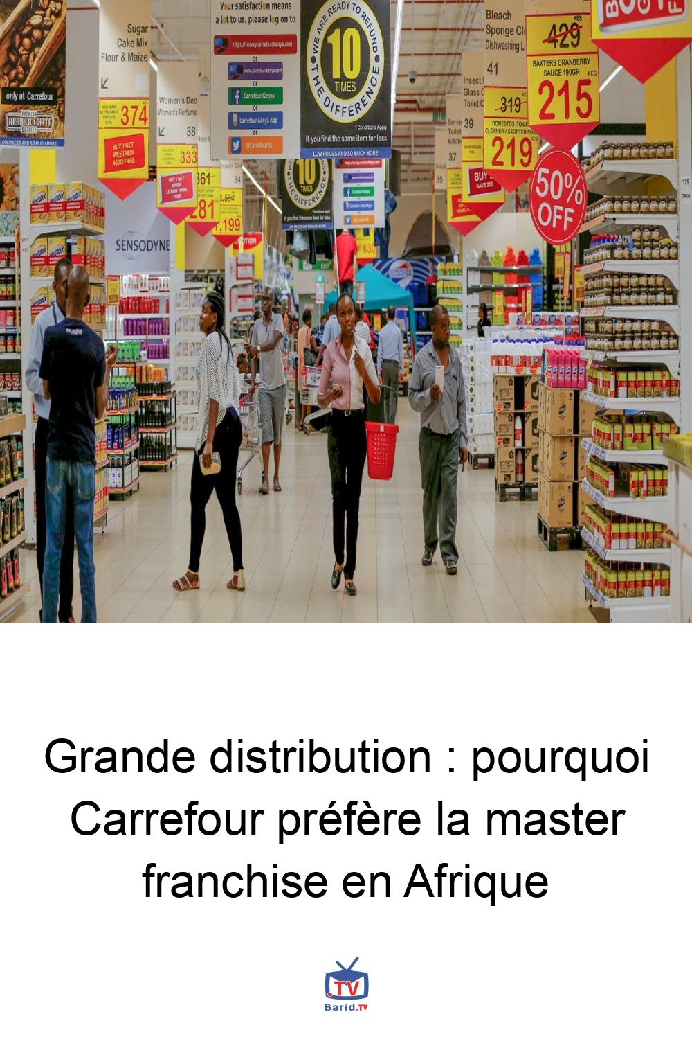 Grande distribution : pourquoi Carrefour préfère la master franchise en Afrique 4 Pinterest Hidden