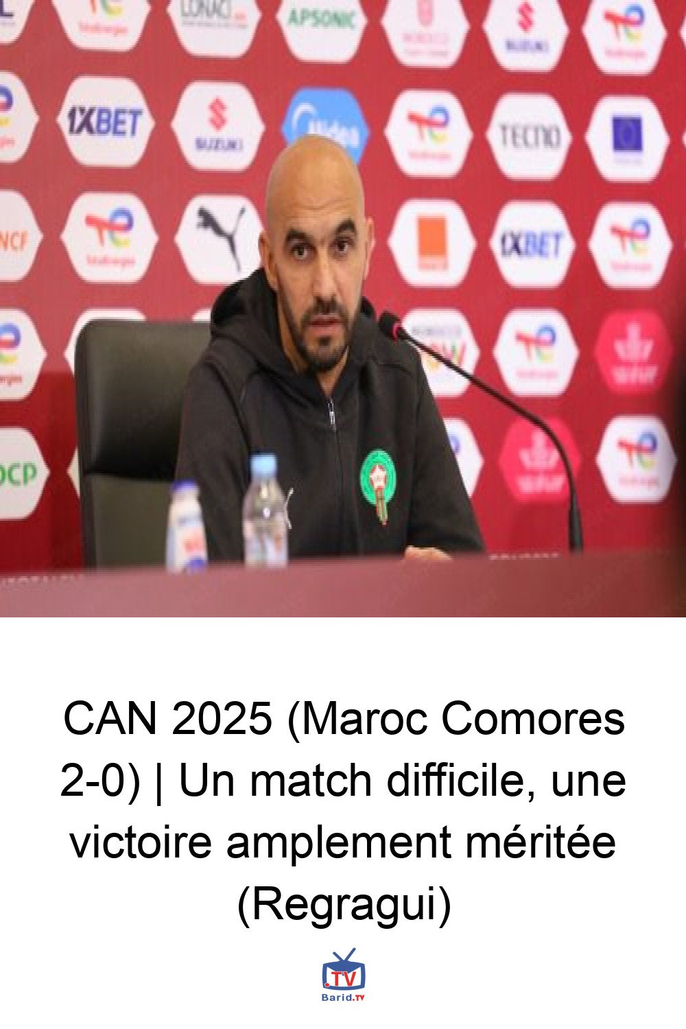 CAN 2025 (Maroc Comores 2-0) | Un match difficile, une victoire amplement méritée (Regragui) 4 Pinterest Hidden