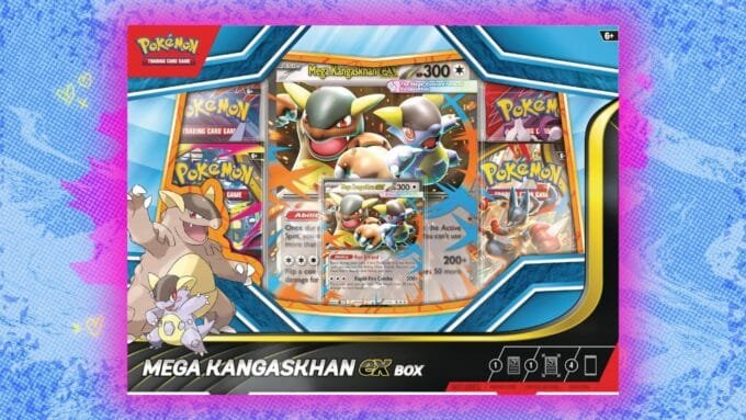 "Pokémon TCG Mega Kangaskhan ex Box"