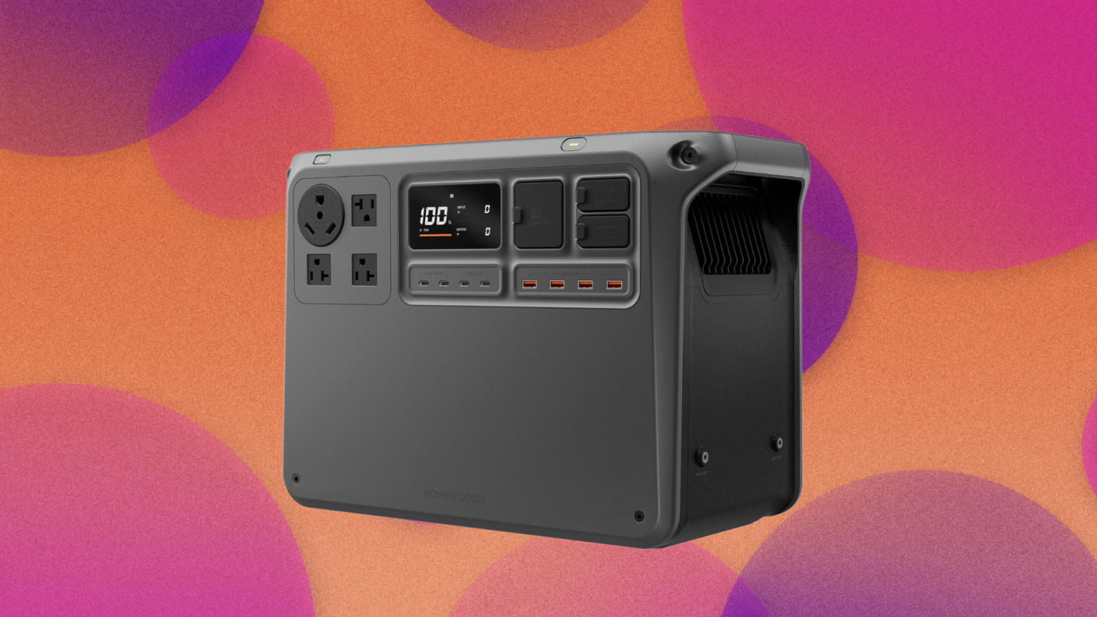 DJI Power 2000 Portable Power Station in use