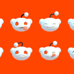 Reddit logo with a question mark over it.