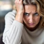 Un homme pensif regardant le paysage avec une expression de tristesse.