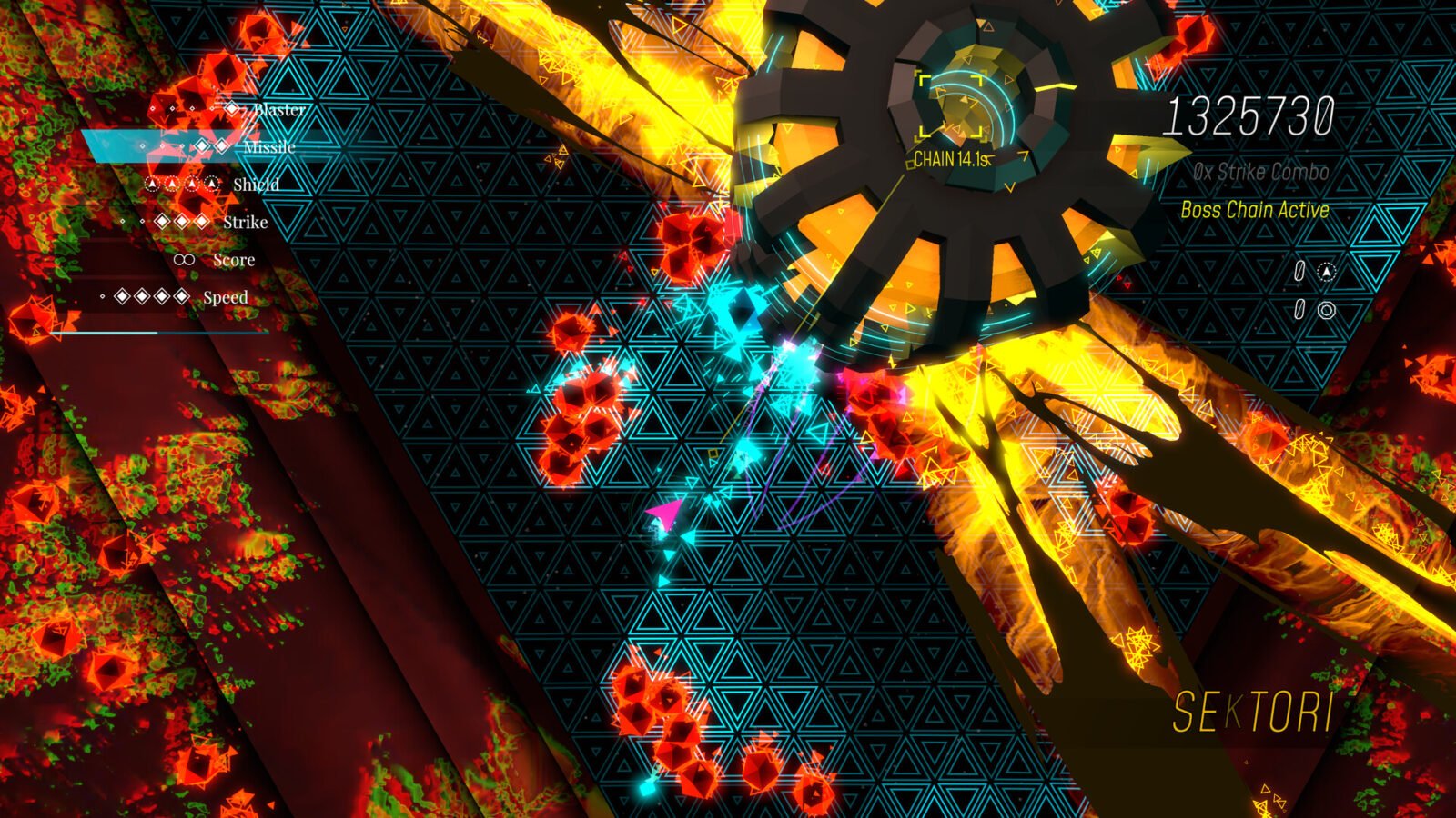 Sektori's colorful graphics and driving techno soundtrack add to the sense of urgency and excitement.