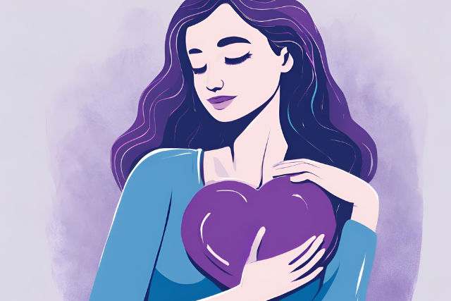 A person writing in a journal, surrounded by warm, reflective light, symbolizing self-reflection and personal growth.