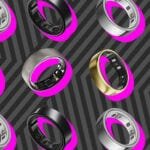 A person wearing a smart ring while sleeping.