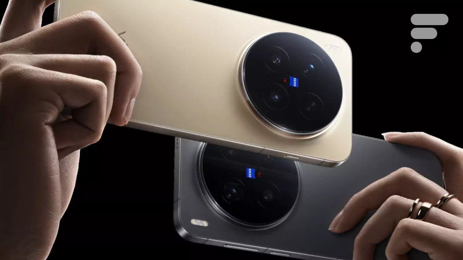 Smartphone Vivo X300 avec écran Amoled et appareils photo haut de gamme.