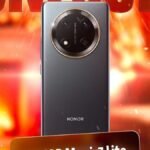 Un smartphone Honor Magic 7 Lite avec une batterie de 6600 mAh.