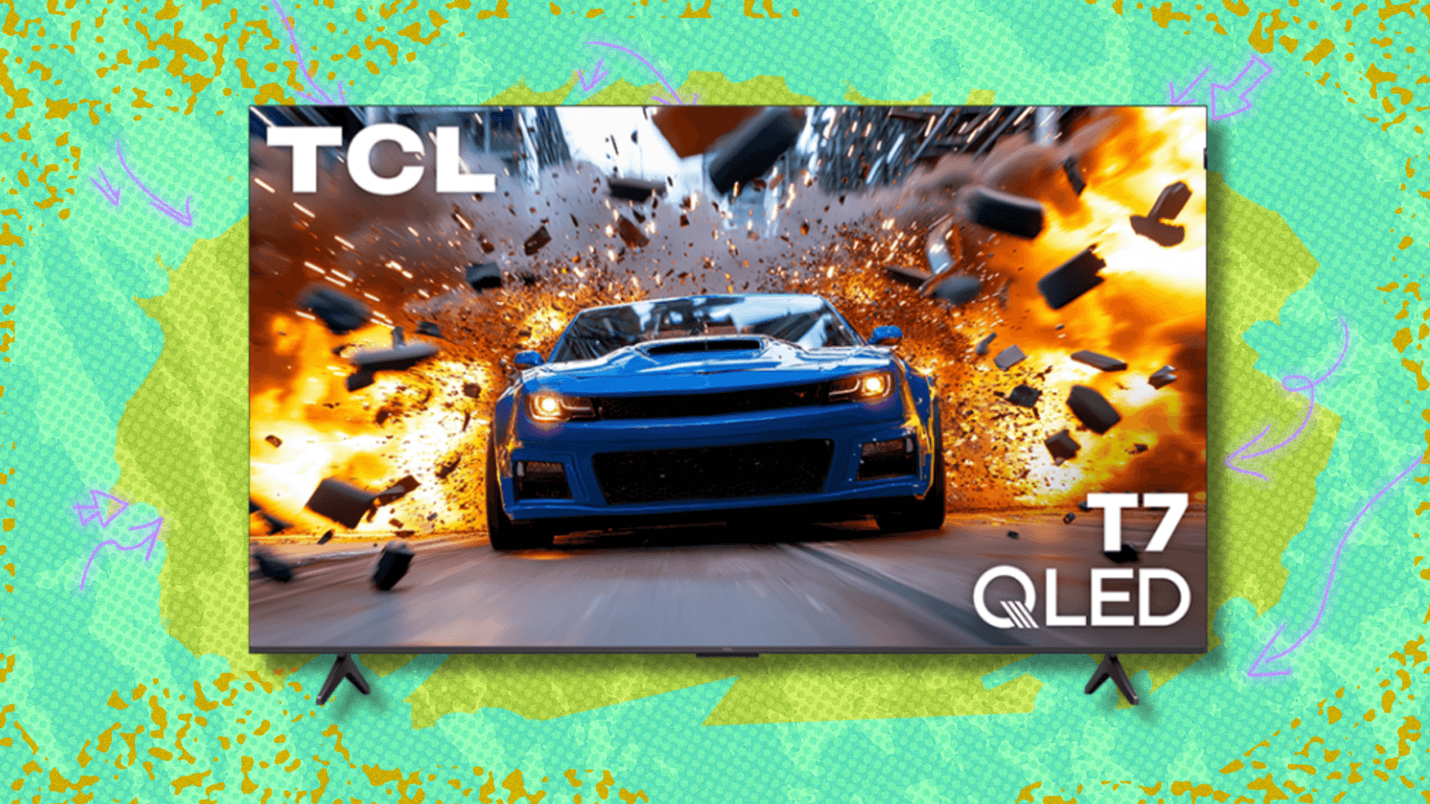 65-inch TCL 4K QLED TV at Amazon