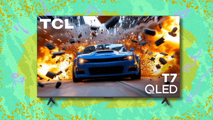 65-inch TCL 4K QLED TV at Amazon