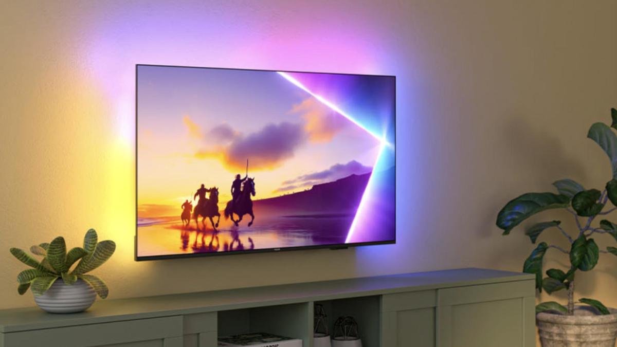 Téléviseur Philips 65PUS8500 avec la technologie Ambilight