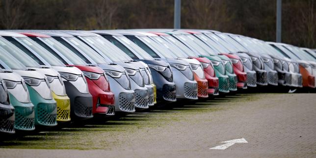 Véhicule électrique en circulation