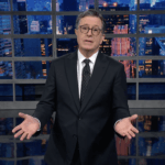 Stephen Colbert ridicules Trumps advice that Americans should give up pencils to save money 8 trump
