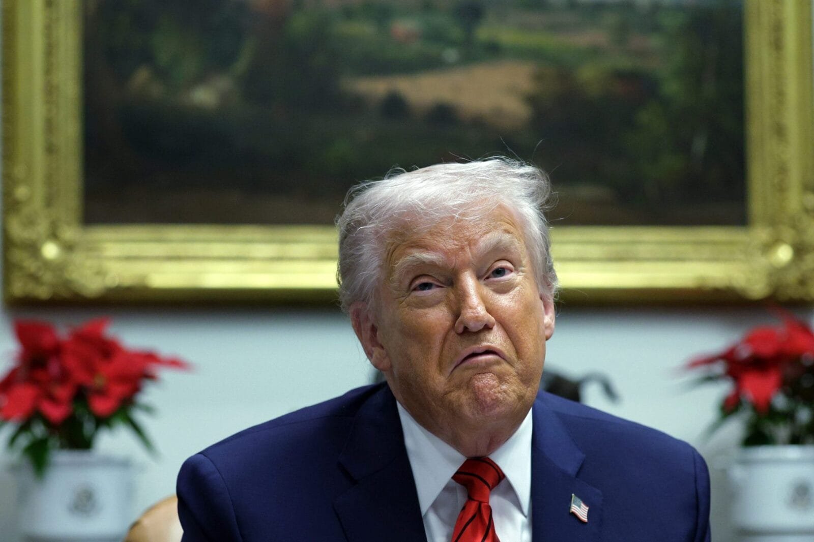 Trump speaking in the Oval Office