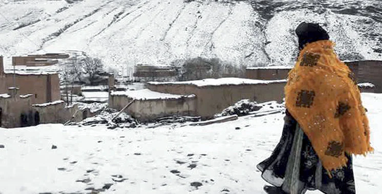 Population marocaine touchée par la vague de froid