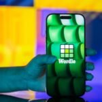 Wordle puzzle on a computer screen.