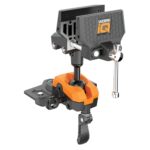 "Work IQ Vise on a workbench"