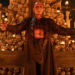 Promotional image for 28 Years Later: The Bone Temple, featuring characters in a desolate landscape