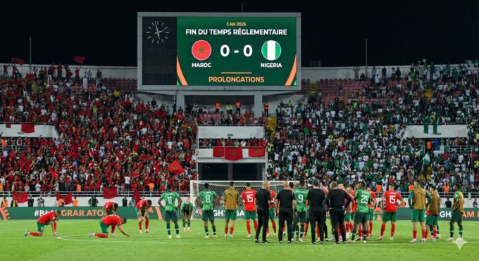 المغرب ضد نيجيريا: نهاية الوقت الأصلي بالتعادل والتوجه للأشواط الإضافية | نصف نهائي كأس أمم إفريقيا 2025