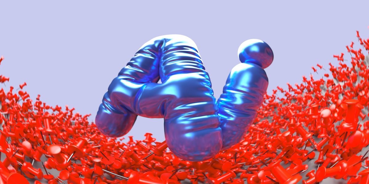 A futuristic cityscape with glowing AI circuits overlaid, symbolizing the intersection of technology and finance.