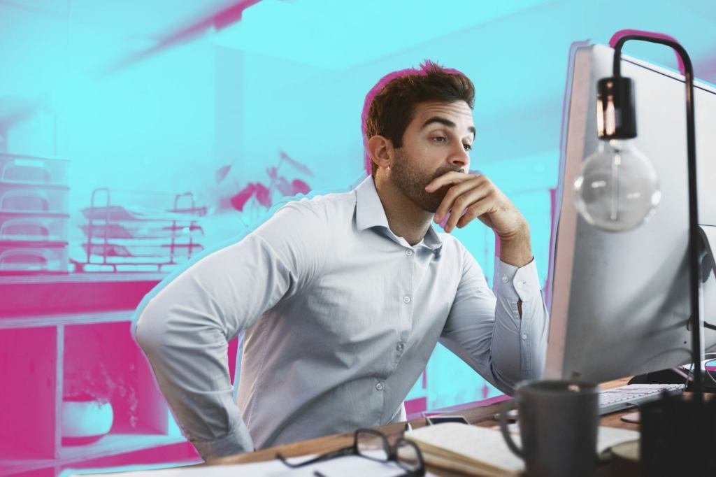 A diverse group of business leaders collaborating with AI interfaces, symbolizing strategic adoption and innovation.