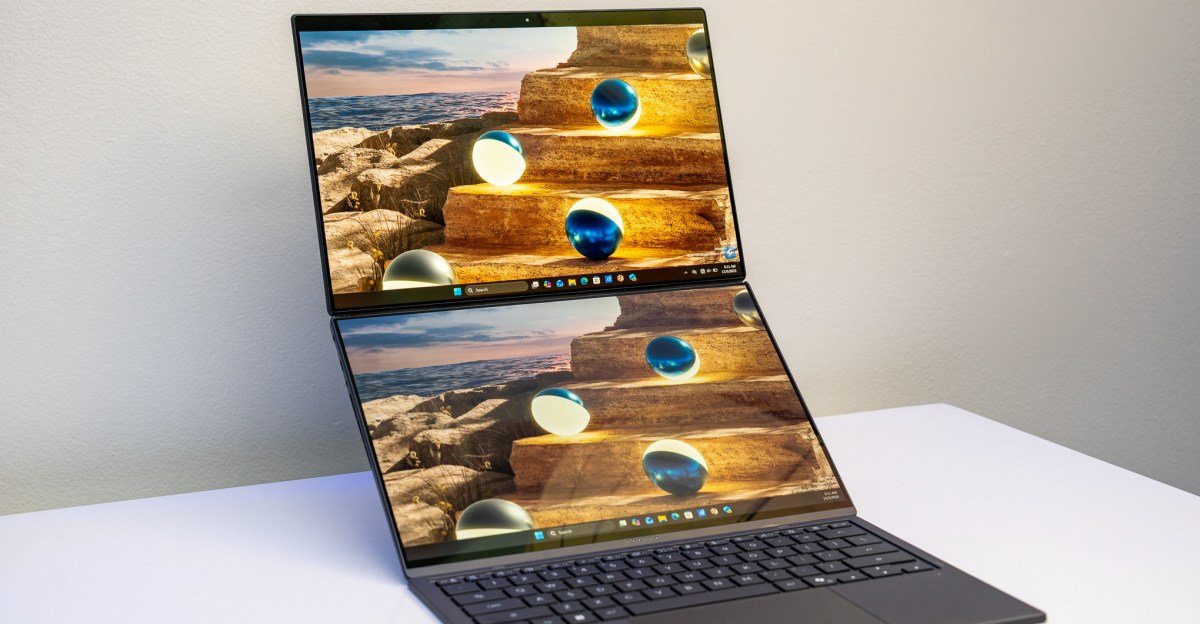 Asus Zenbook Duo 2026: A Seamless Dual-Screen Revolution with Intel Panther Lake 3 The 2026 Asus Zenbook Duo laptop showcasing its dual OLED screens and sleek Ceraluminum design at CES 2026.