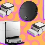 A sleek, modern robot vacuum cleaning a floor, symbolizing advanced home automation and convenience.